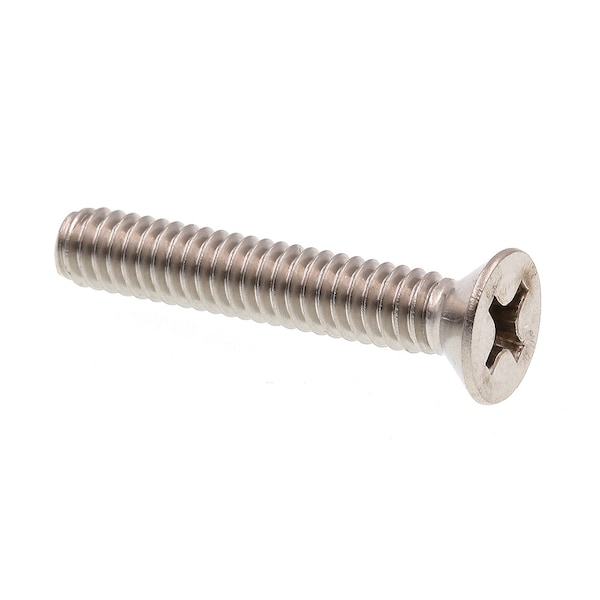 Machine Screw, Flat Head, Phillip Drive 1/4in-20 X 1-1/2in Grade 18-8 Stnl Steel 50PK
